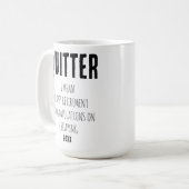 Mug Quitter Je Veux Dire Bonne Retraite Félicitations (Devant gauche)