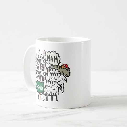 Mug Quitter le travail (Devant gauche)