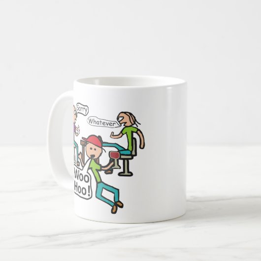 Mug Quitter le travail (Devant gauche)