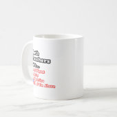 Mug Quiz de l'enseignant en mathématiques...Plaisanter (Devant gauche)