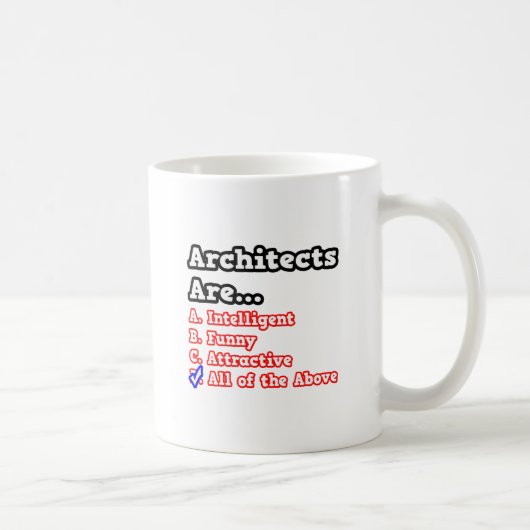 Mug Quiz des architectes...Plaisanterie (Droite)