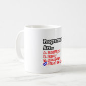 Mug Quiz du programmeur...Plaisanterie (Devant gauche)