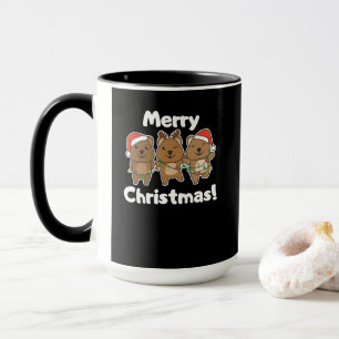 Mug Qukka Christmas Cute Qukka Merry Christmas