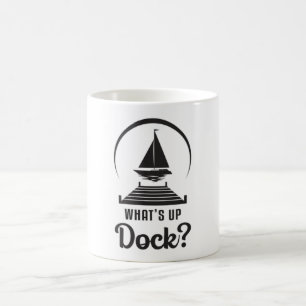 Mug Quoi de neuf Bateau à quai Bateau à voile Bateau à