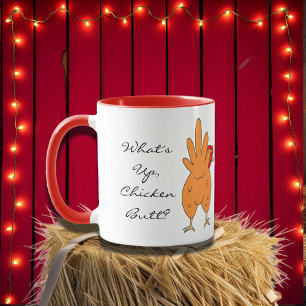 Mug Quoi de neuf Beurre de poulet   Humour drôle