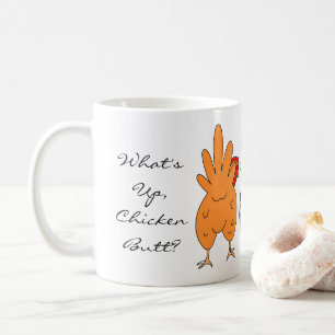 Mug Quoi de neuf Beurre de poulet Humour drôle