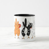 Mug Quoi de neuf Beurre de poulet | Humour drôle (Centre)