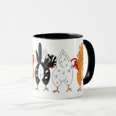 Mug Quoi de neuf Beurre de poulet | Humour drôle (Devant droit)