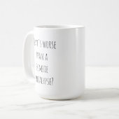 Mug Quoi de pire que - 15 oz. Musique (Devant gauche)