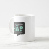 Mug Quoi ? Drôle de formule et définition de l'humour  (Devant gauche)