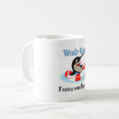 Mug Quoi que Flotte ton mème Narwhal (Devant gauche)