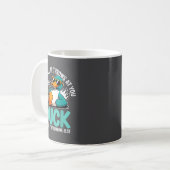 Mug Quoi que la vie vous lance Canard Citation drôle H (Devant gauche)