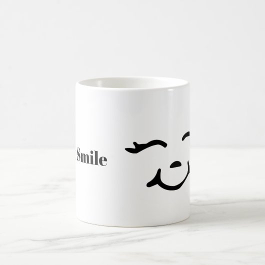 Mug Quoi qu'il arrive, continuez à sourire. (Centre)