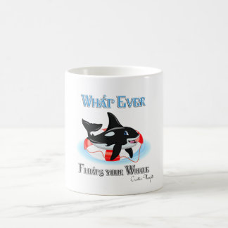 Mug Quoi qu'il flotte votre baleine 2