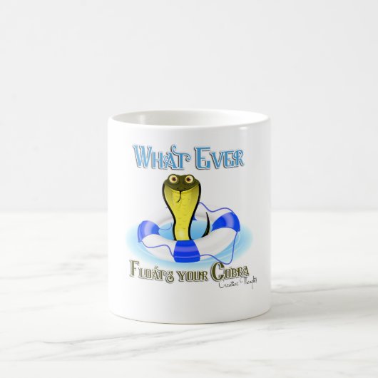 Mug Quoi qu'il flotte votre Cobra (Centre)