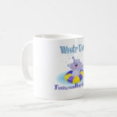 Mug Quoi qu'il flotte votre éléphant heureux (Devant gauche)