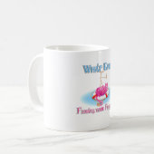 Mug Quoi qu'il flotte votre Flamant rose (Devant gauche)