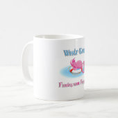 Mug Quoi qu'il flotte votre Flamant rose 3 (Devant gauche)