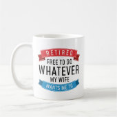 Mug Quoique Retraité (Gauche)