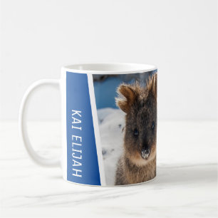 Mug Quokka sur la plage Australie Photo d'animal migno