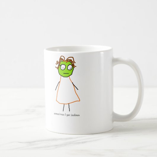 Mug quolibets de bourrique : parfois je deviens jaloux (Droite)