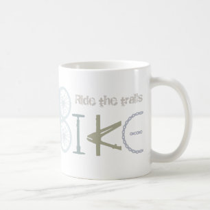 Mug Quota de sport de Ride the Trails Bike Graffiti