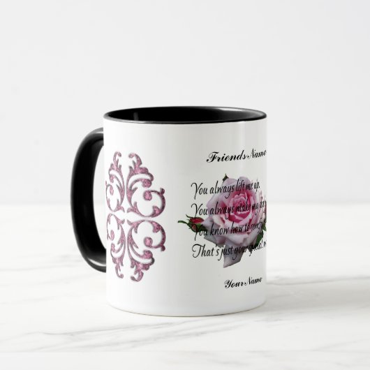 MUG QUOTE D'AMI (Devant gauche)