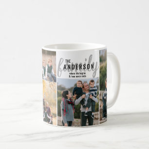 Mug Quote de famille de collection de photos personnal