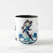 Mug Quote de pêche aux gros poissons (Centre)