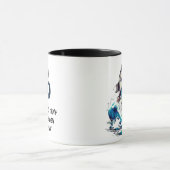 Mug Quote de pêche aux gros poissons (Centre)