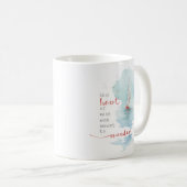 Mug Quote d'eau de mer tranquille (Devant droit)