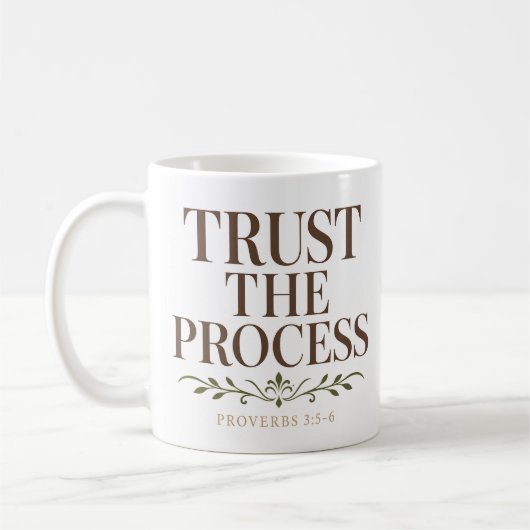 Mug Quotidien de foi dévotionnel Confiance dans le Pro (Gauche)