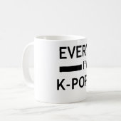Mug Quotidien je suis K-POPPING ! (Devant gauche)