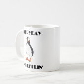 Mug Quotidien je suis oiseau de macareux de Pufflin (Devant gauche)
