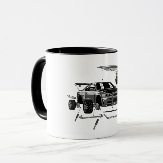 MUG R34 ASSEMBLAGE SKYLINE (Devant gauche)