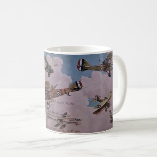 Mug R.A.F WW1 Aéronef Royal Flying Corp (Devant droit)