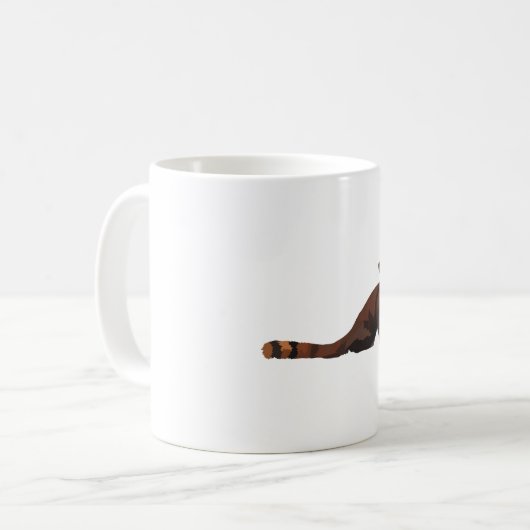 Mug R est pour le mangouste annelé (Devant gauche)