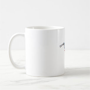 Mug R est pour le Spoonbill de rose