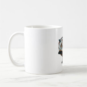 Mug R est pour l'écureuil volant rouge et blanc