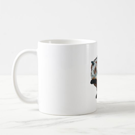 Mug R est pour l'écureuil volant rouge et blanc (Gauche)