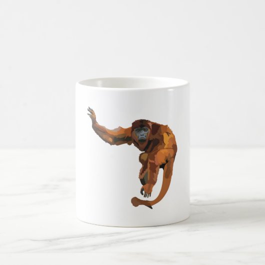 Mug R est pour Red Howler Monkey (Centre)
