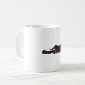 Mug R est pour Red Ruffed Lemur (Devant gauche)