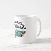 Mug R est pour Reptile (Devant droit)