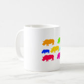 Mug R est pour Rhino (Devant gauche)