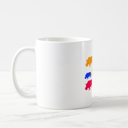 Mug R est pour Rhino (Gauche)