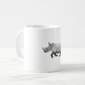Mug R est pour Rhino (Devant gauche)
