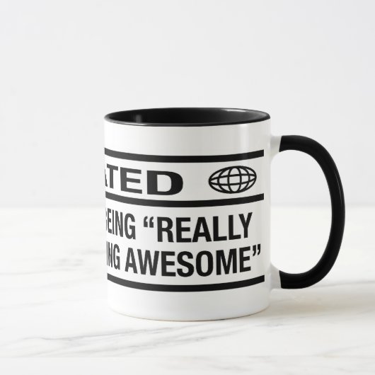 Mug R évalué pour être impressionnant (Droite)
