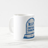 Mug R.I.P. Pensée critique (Devant gauche)