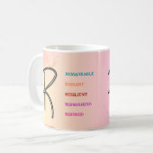 Mug "R" initial (11oz) (Devant gauche)
