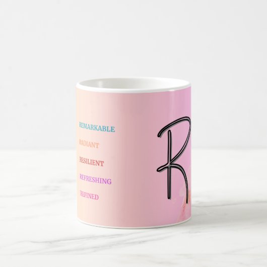 Mug "R" initial (11oz) (Centre)
